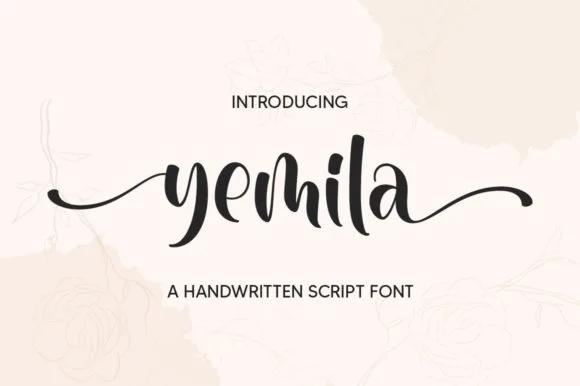 Yemila Font Yemila Font Poster 1