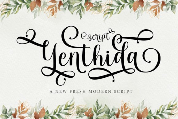 Yenthida Font Poster 1
