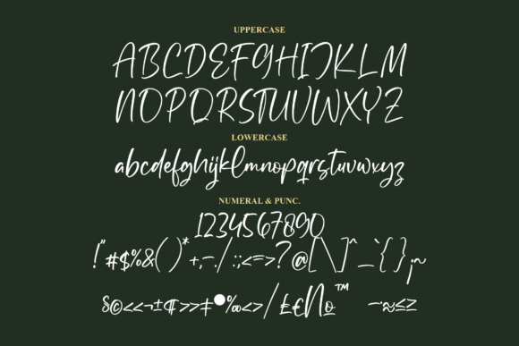 Yesillow Font Poster 13