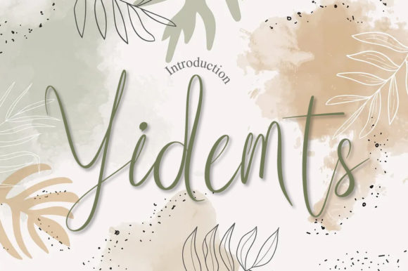 Yidemts Script Font