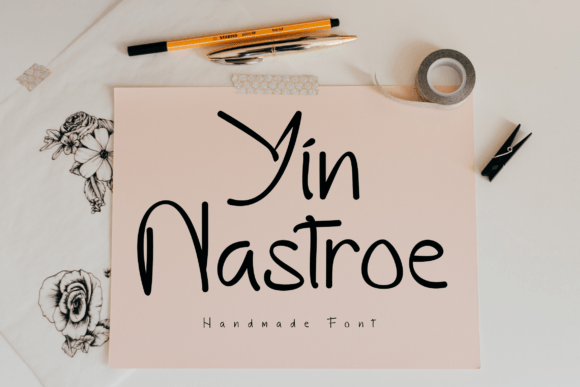 Yin Nastroe Font Yin Nastroe Font Poster 1