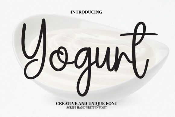 Yogurt Font Poster 1