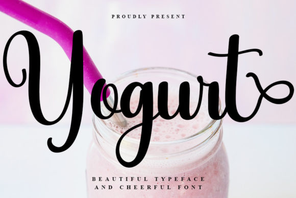 Yogurt Font Poster 1