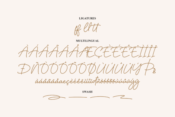 Yosemytta Font Poster 14