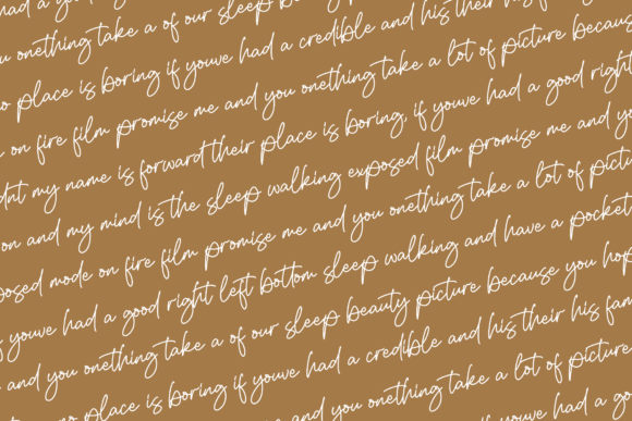 Yosemytta Font Poster 8