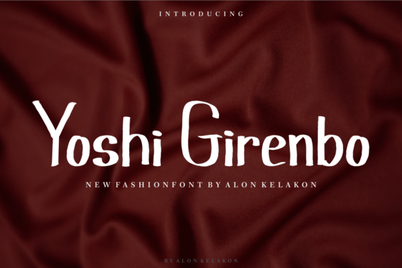 Yoshi Girenbo Font Poster 1