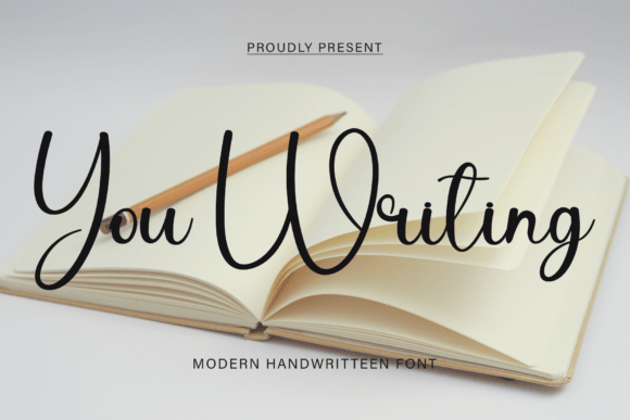 You Writing Font Poster 1