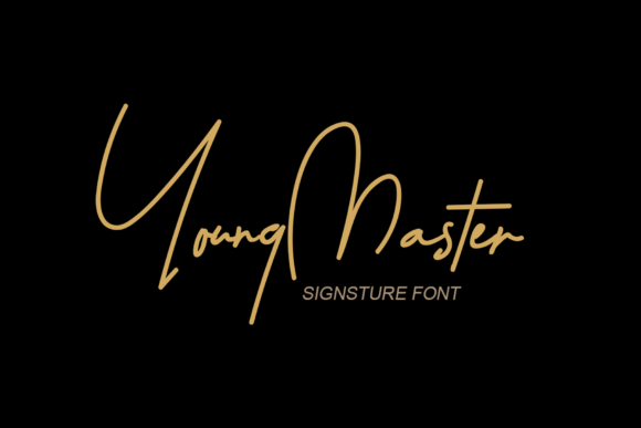 Young Master Font Poster 1