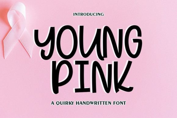 Young Pink Font Poster 1