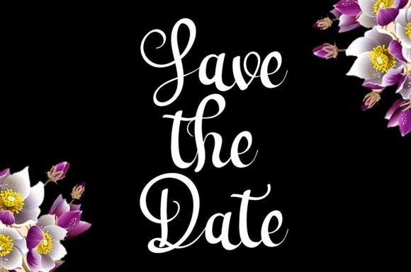 Young Wedding Font Poster 2
