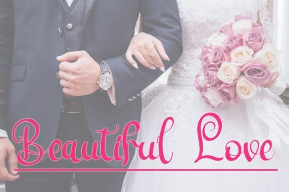 Young Wedding Font Poster 4