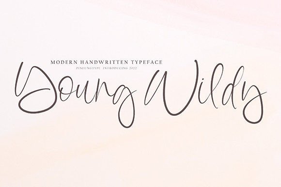 Young Wildy Font Poster 1