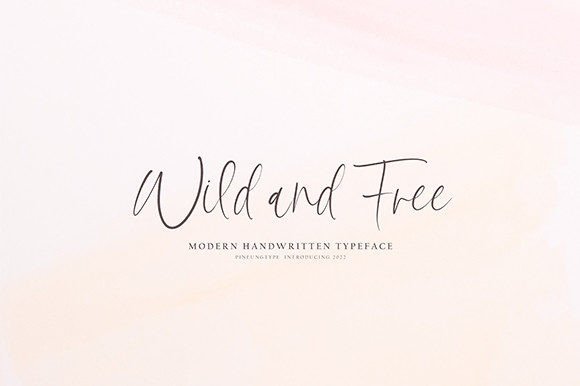 Young Wildy Font Poster 9