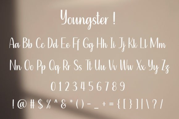 Youngster Font Poster 6
