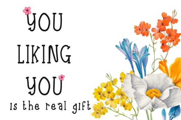 Your Flower Font Poster 2