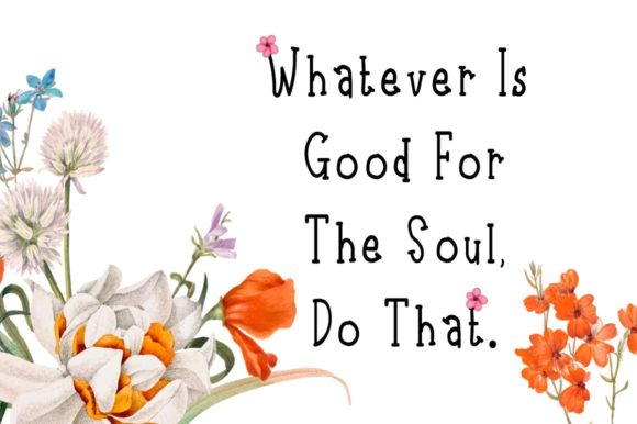 Your Flower Font Poster 4