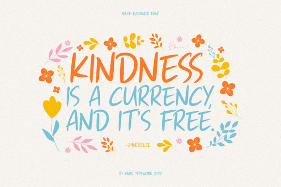 Youthful Radiance Font Poster 5