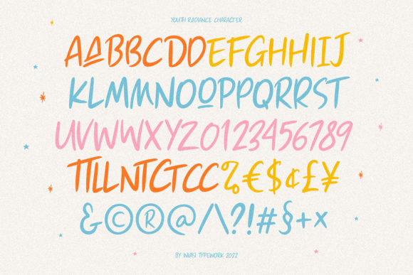 Youthful Radiance Font Poster 9