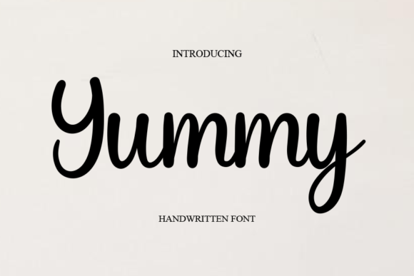 Yummy Font Yummy Font Poster 1