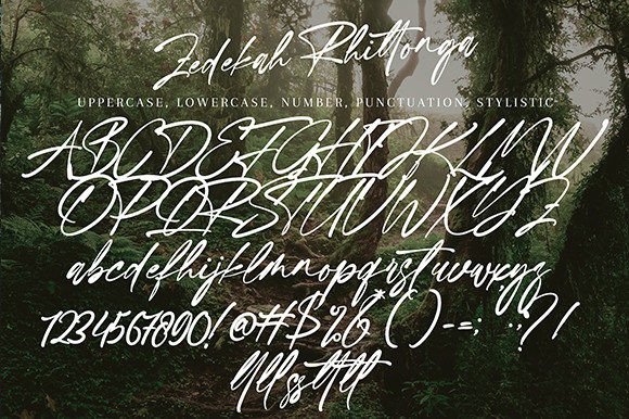 Zadekah Rhittonga Font Poster 12