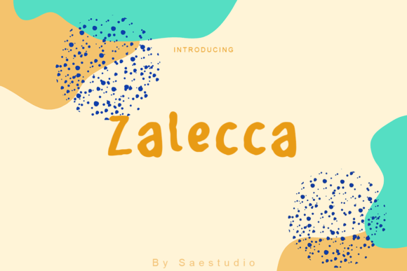 Zalecca Font Font Poster 1