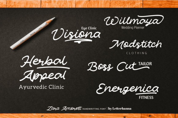 Zara Amorett Font Poster 2