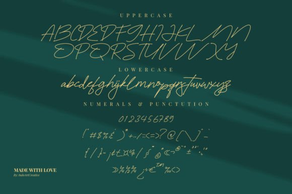 Zavilla Signature Font Poster 8