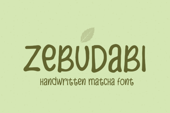 Zebudabi Font