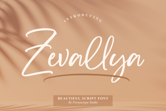 Zevallya Font Poster 1