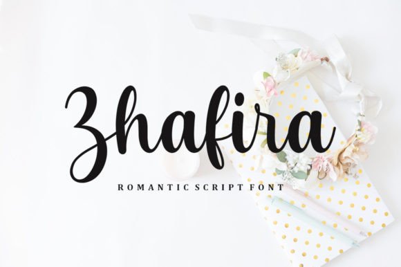 Zhafira Font Poster 1
