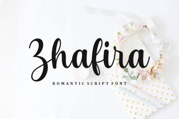 Zhafira Font Zhafira Font Poster 1