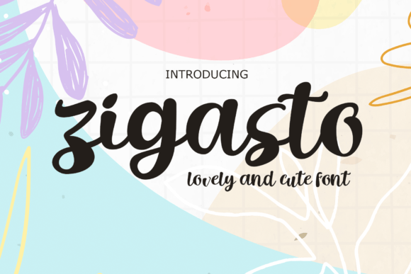 Zigasto Font Poster 1