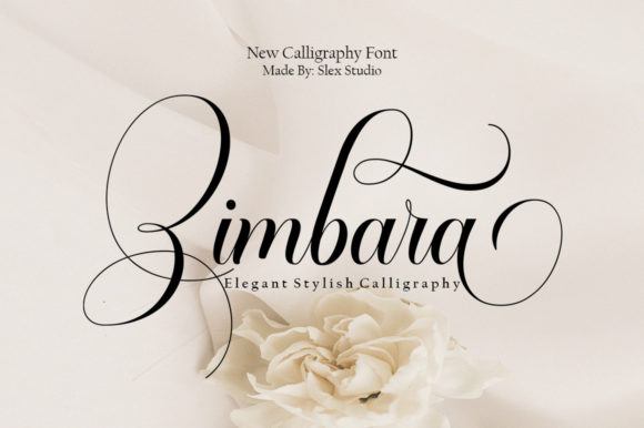 Zimbara Font Poster 1