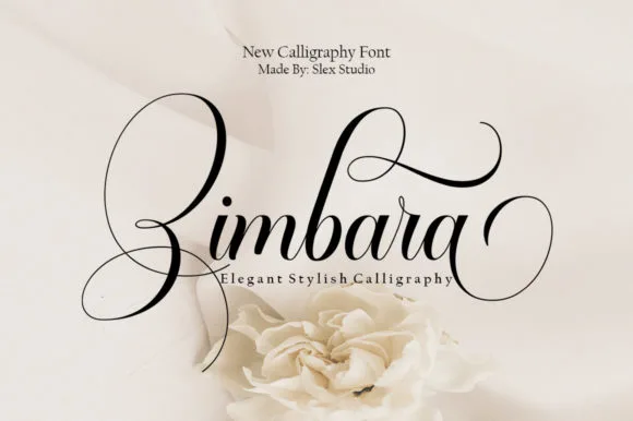 Zimbara Font Zimbara Font Poster 1
