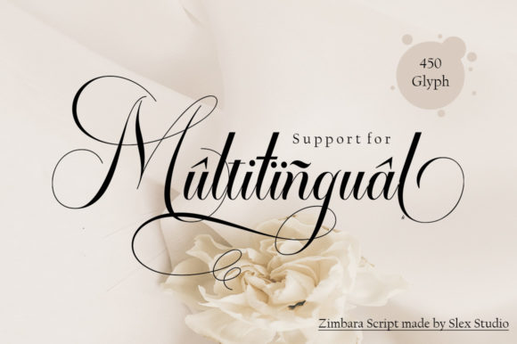 Zimbara Font Poster 8