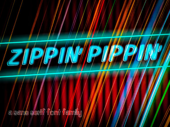 Zippin Pippin Font Poster 1