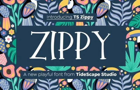 Zippy Font Zippy Font Poster 1