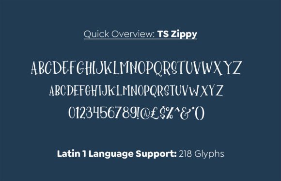 Zippy Font Poster 2