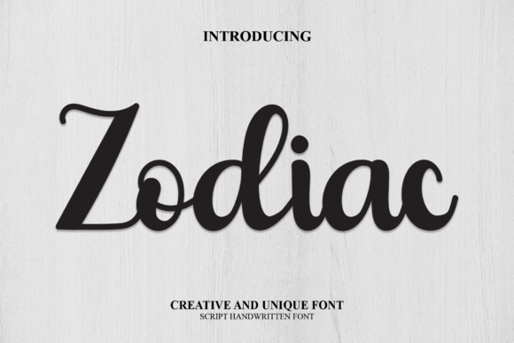 Zodiac Font