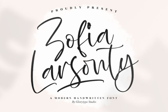 Zofia Larsonty Font Poster 1