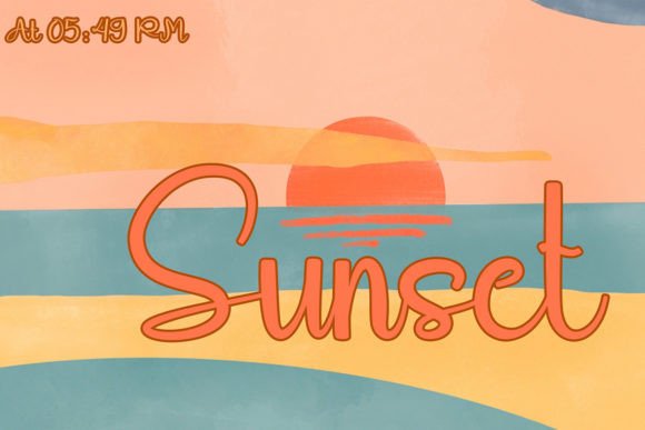 Zone Font Poster 4