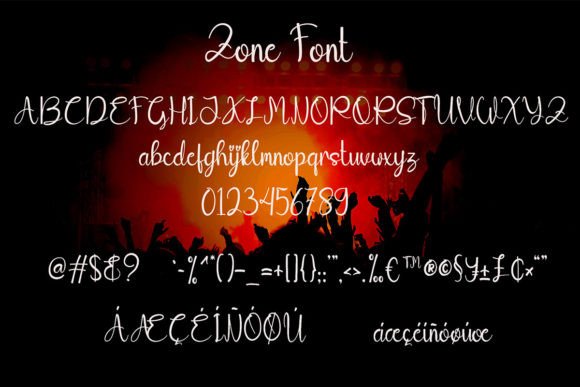 Zone Font Poster 6