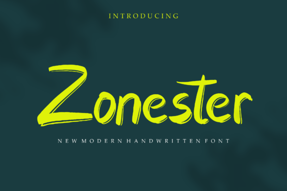Zonester Font