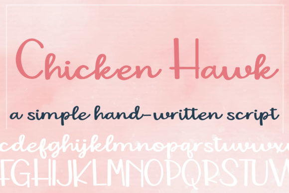 ZP Chicken Hawk Font Poster 1