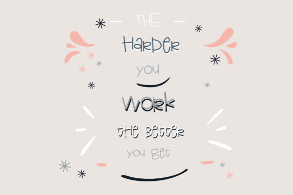ZP Harvey Wallbanger Font Poster 3