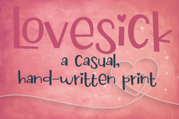 ZP Lovesick Font Poster 1