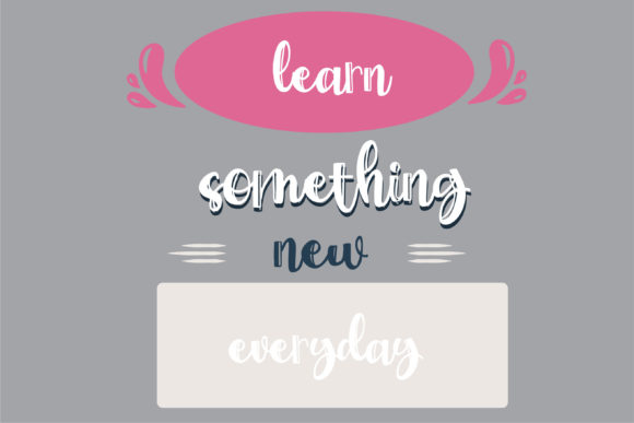 ZP Oh, Darling Font Poster 6