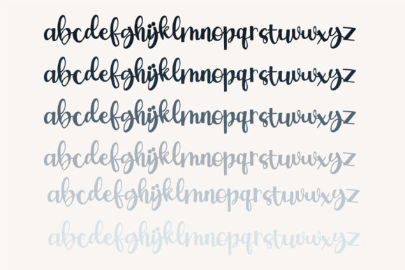 ZP Oh, Darling Font Poster 8