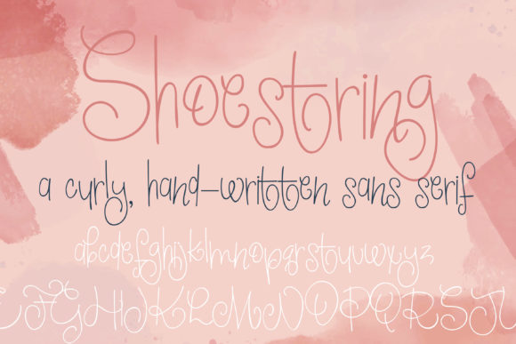 ZP Shoestring Font Poster 1