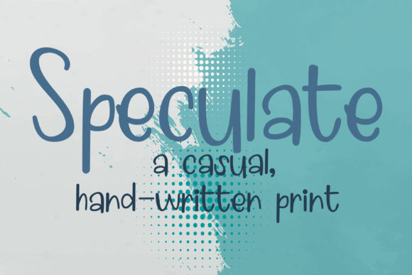 ZP Speculate Font Poster 1